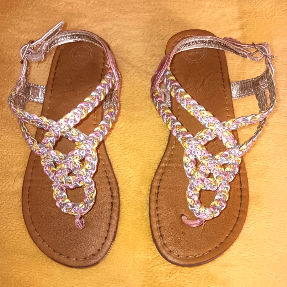 Girls size 13, Wonder Nation sandals